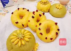 Illustration of how to make colorful steamed buns 11