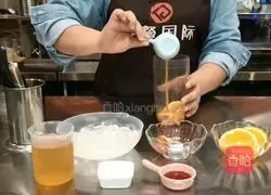 HiTea Same Style | Orange Strawberry Fruit Tea Recipe Illustration 3