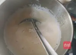 Illustration of making brown sugar tofu curd 7