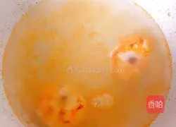 Illustration of how to make colorful shrimp noodles 7