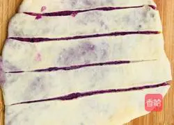 Red Bean and Purple Sweet Potato Bread Recipe Illustration 8