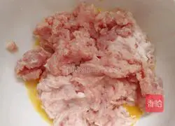 Illustration of making handmade mushroom and pork dumplings 2