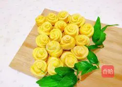 Illustration of how to make a bouquet of yellow flowers 22