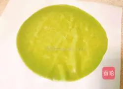 Illustration of how to make Matcha Mango Pancake 11
