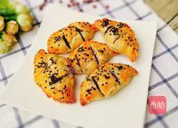 Illustration of how to make open bean paste cake 12