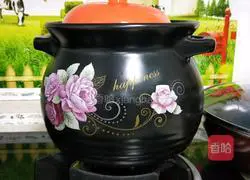 Illustration of how to make pork ribs and papaya soup 2