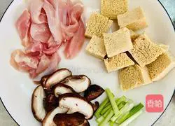 Illustration of how to make Korean miso soup 1