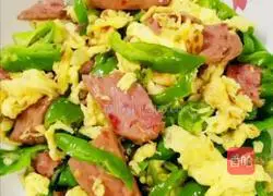 Recipe for luncheon meat with scrambled eggs and peppers Illustration 7