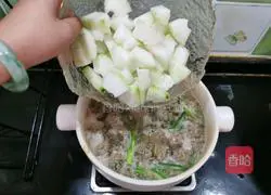 Winter Melon, Coriander and Meatball Soup Illustration 10