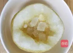 Illustration of how to make Sichuan scallops and rock sugar stewed snow pears 1