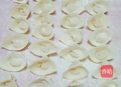 Baby food supplement - mini wontons Illustration of how to do it 10