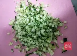 Illustration of how to make tofu and mixed vegetable cakes 5