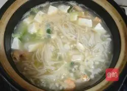 Enoki mushroom tofu soup recipe 5
