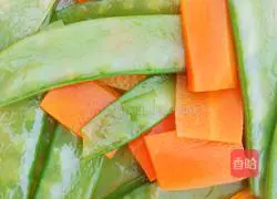 Illustration of how to make fried meat with snow peas 6