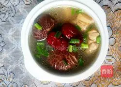 Illustration of how to make mushroom and chicken soup 7