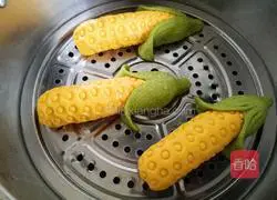 Illustration of making corn buns 17