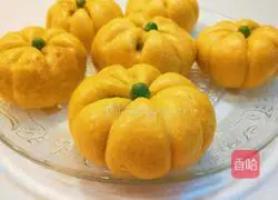 Xinwen Gourmet Pumpkin Rose Sand Bun Recipe Illustration 21