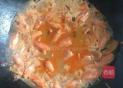 Illustration of how to make shrimp stock (seafood hot pot soup base, boiled wontons) 4