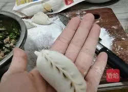 Illustration of how to make pork and leek dumplings 20