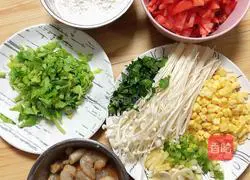 Illustration of how to make seasonal vegetable and shrimp soup 4