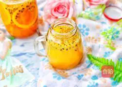 Passion Fruit Lemon Honey Water Recipe Illustration 12