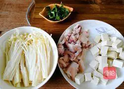Enoki mushroom tofu soup recipe 7