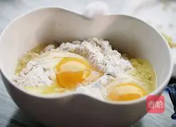 Illustration of how to make osmanthus pancakes 2 