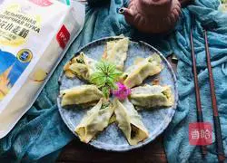 Leek Pot Stickers-Magic Flour Recipe Illustration 18