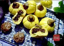 Acacia Red Bean Pumpkin Bun Recipe Illustration 20