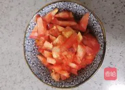 Illustration of how to make pancakes with tomatoes and eggs 7
