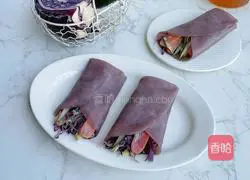 Illustration of how to make vegetable rolls 10