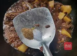 Illustration of how to cook duck legs stewed with potatoes 12