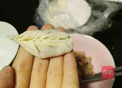 Wheat ears Illustration of how to make thin dumplings 8