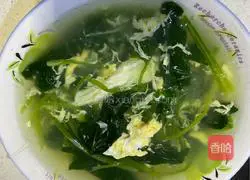 Spinach, egg and vermicelli soup recipe 6