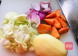 Illustration of how to make borscht at home 1