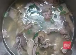 Illustration of how to make fish maw, pork belly and chicken 8