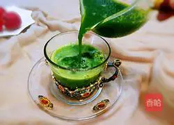 Illustration of how to make celery raw drink 9