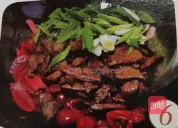 Illustration of how to stir-fry pork liver 6