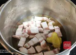 Illustration of braised pork belly 2