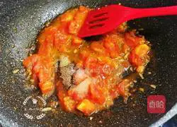 Illustration of tomato, white jade, mushroom and tofu soup 5