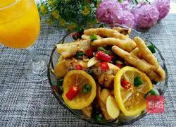 Illustration of how to make lemon chicken feet 6