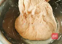 Illustration of how to make flower-shaped watermelon steamed buns 16