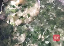 How to make chrysanthemum clam soup Illustration 17