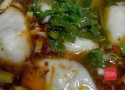 Illustration of how to make sour soup dumplings 9