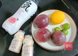 Passion fruit bubble Yakult Illustration of how to do it 1