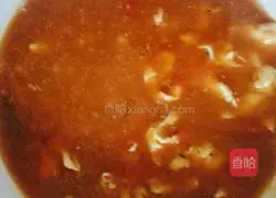 Illustration of how to make tomato and egg nutritious noodles 5