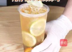 Illustration of how to make lemon grapefruit herbal tea 11