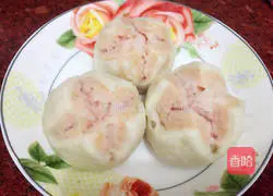 Illustration of how to make flowering steamed buns 9