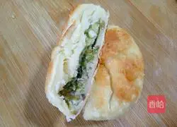 Illustration of how to make crispy mung bean cake 9