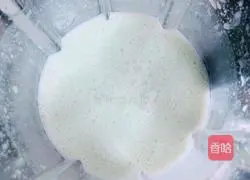 Illustration of how to make green yogurt smoothie (removing heat) 7